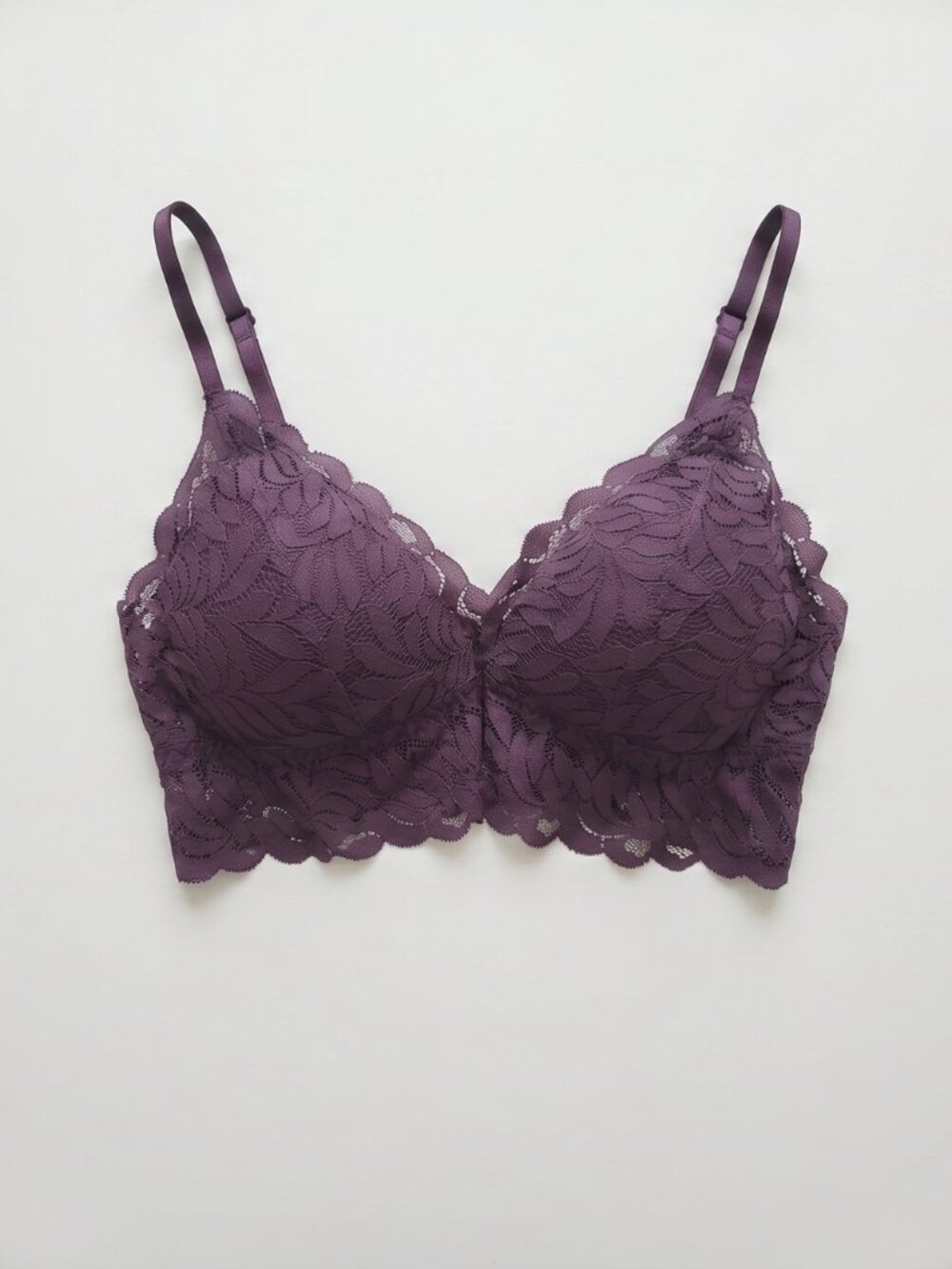 Plum Lace Bralette